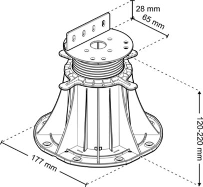 Dimensions sta 120 220 ad oblique 3