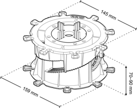 Dimensions spi 070 090 d3 oblique 3