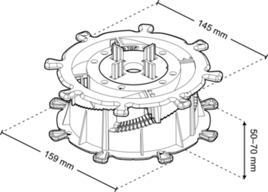 Dimensions spi 050 070 d3 oblique 3