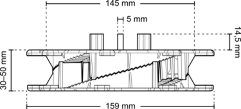 Dimensions spi 030 050 d5 front