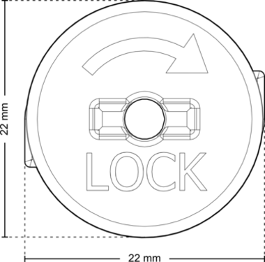 Dimensions adec clip top