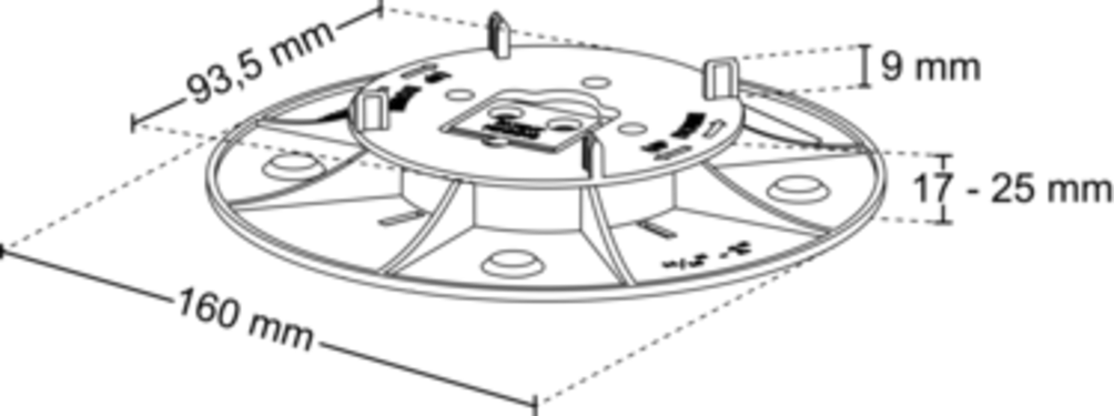 Dibujo técnico CLE 017 025 L3 AD Oblique 2