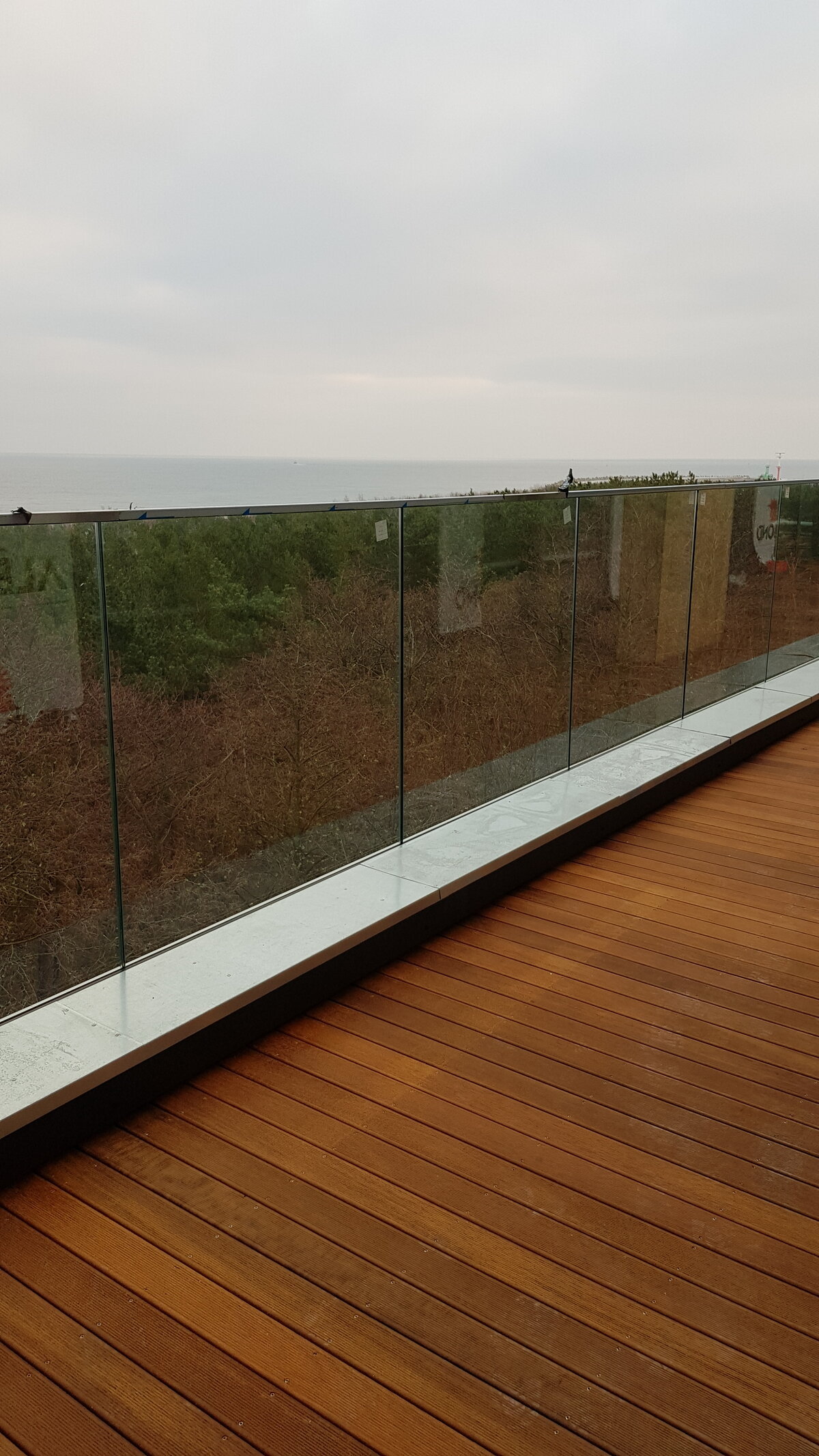 Terraza con suelo técnico en la inversión gwiazda morza en władysławowo 9