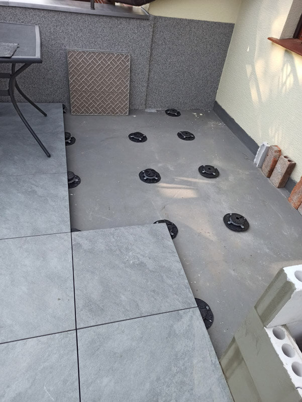 Foto de una terraza ventilada impermeabilización protección 3