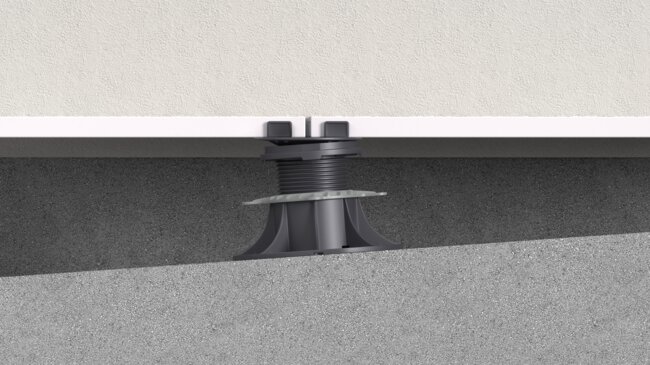 Plots Soporte Regulables con Regulador de Inclinación para Baldosas de Terraza.